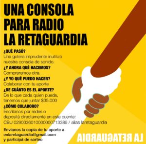 Solidaridad con lxs compas de La Retaguardia