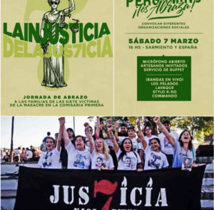 ¡Abrazo de Pergamino a las familias de Justicia x los 7!