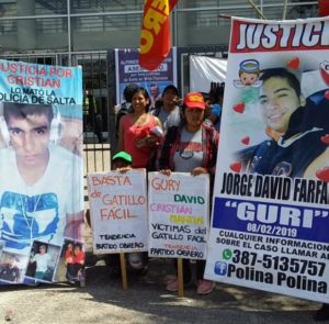 Marcha por Justicia para lxs asesinadxs por la Policía salteña