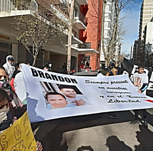 Marcha por Justicia para Brandon, asesinado por La Bonaerense