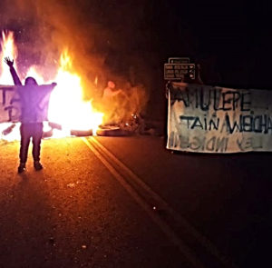 Apoyo a los presos políticos mapuche a casi 100 días en huelga de hambre y sin respuesta del Estado