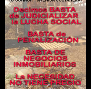 “Somos cientos de familias que venimos aquí a reclamar nuestro derecho a una vivienda digna”