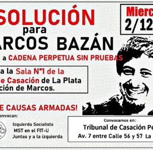 Absolución para Marcos Bazán