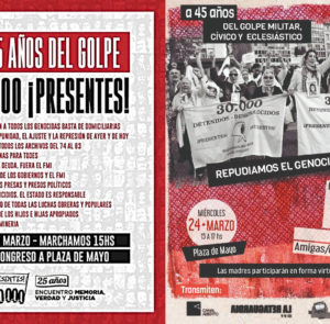 24-M: Marcha de Congreso a Plaza de Mayo