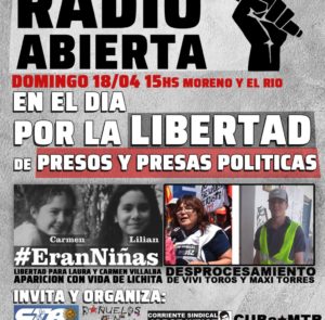 Radio abierta en el Día Internacional por la Libertad de Presos y Presas Políticas