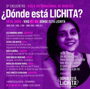 Día Internacional por la Aparición con Vida de Lichita