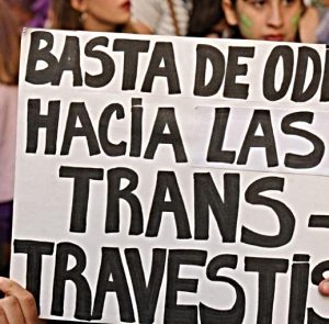 “Basta de travesticidios, transfemicidios y transhomicidios”