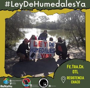 Comunidades originarias, campesinos y ecologistas reclaman el urgente tratamiento de la Ley de Humedales