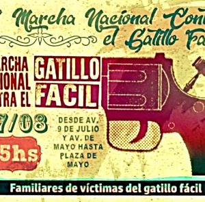 Marcha contra el genocidio encubierto