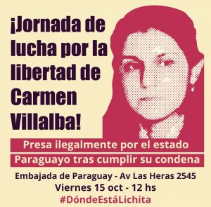 Jornada de Lucha por la Libertad de Carmen Villalba