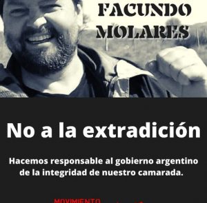 Exigimos la inmediata libertad de nuestro camarada Facundo Molares