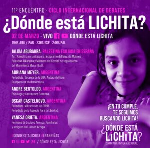 ¡En tu cumple, te seguimos buscando Lichita!