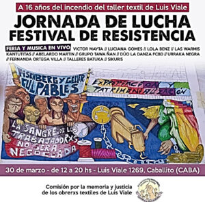 Luis Viale: Jornada de Lucha, Festival y Resistencia