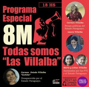 8M – Programa Especial “Todas somos las Villalba