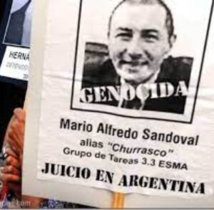 <strong>Audiencia por el genocida Mario Sandoval</strong>