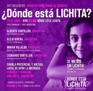 Lichita ¡Viva se la llevaron, viva la queremos!