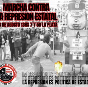 La Plata: Marcha contra la represión estatal