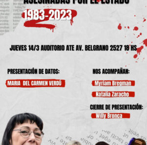 Correpi presenta el archivos de casos de personas asesinadas por el Estado1983-2023