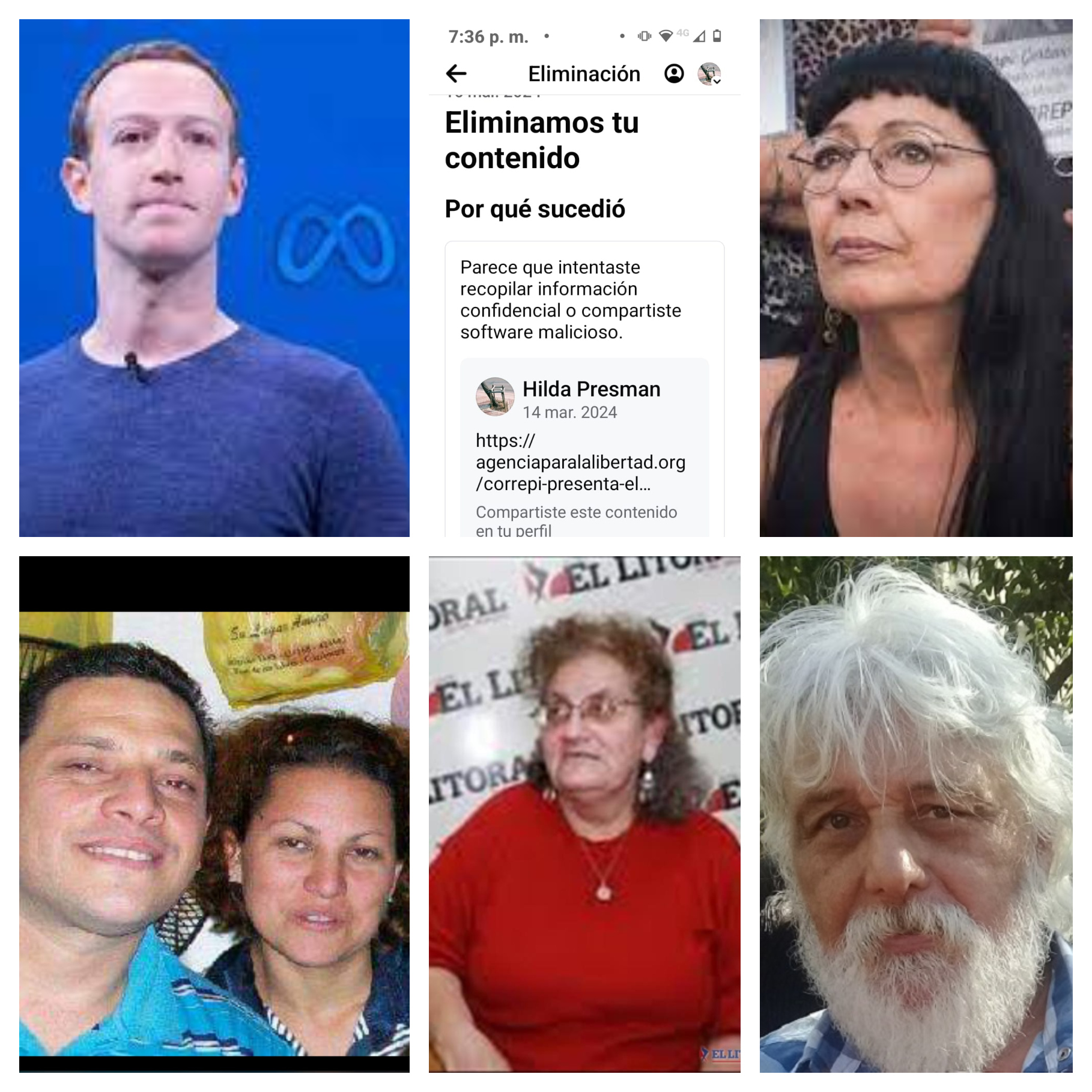 Meta- Facebook censuró nota sobre la presentación de Archivo de Casos de personas asesinadas por el Estado argentino
