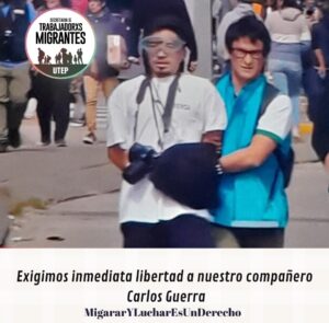 Informe de la  situación de Carlos Guerra