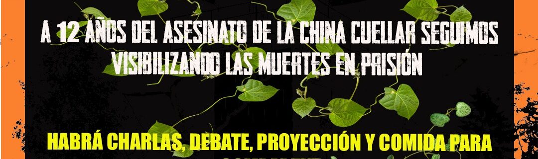 JORNADA DE REFLEXIÓN A 12 AÑOS DEL ASESINATO DE LA CHINA CUELLAR