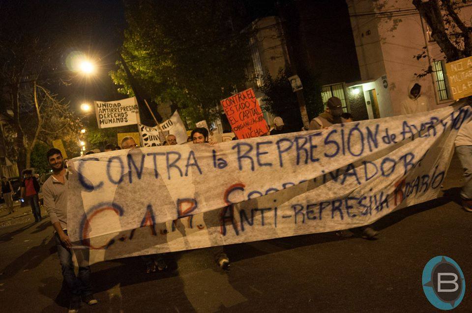 18 Familiares de víctimas del gatillo fácil y militantes solidarios fueron detenidos en Rosario