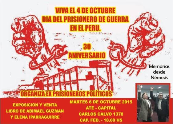 Acto por el Día del Prisionero de Guerra del Perú