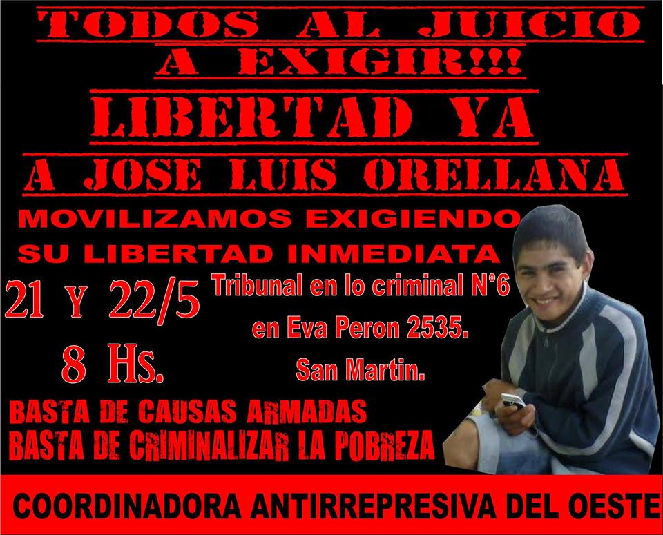 Por la libertad de José Luis Orellana