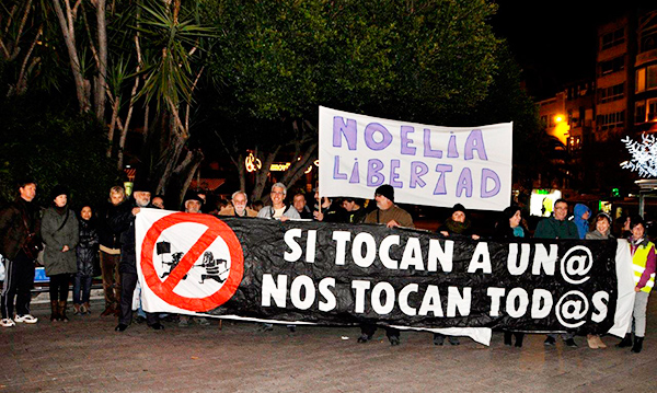 Anti Represión denuncia abusos a Noelia y pide su libertad