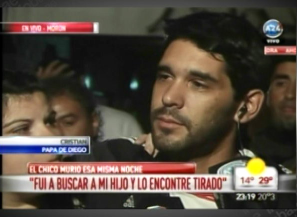 Marcha  por Justicia para Diego Aljanti
